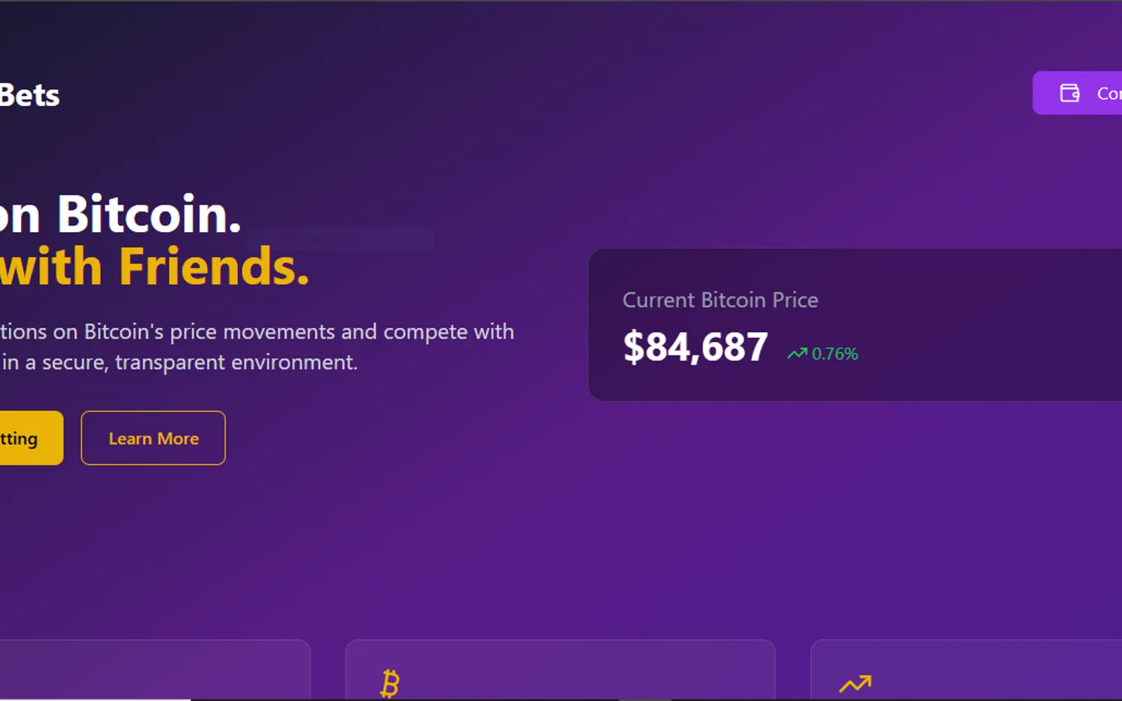 BCoinBets screenshot